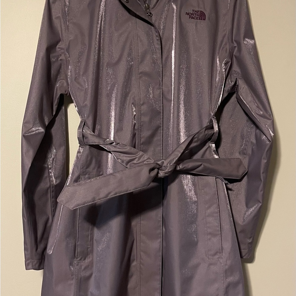 The North Face Women's Kensington Coastal Grey Belted Trench Coat